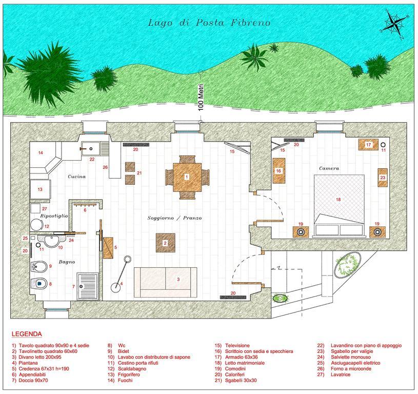 La Casa Sul Lago Ferienhaus Posta Fibreno